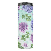 *~* Floral Succulent Glitter Girly Thermosbeker (Achterkant)
