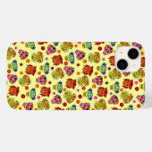 Floral Sugar Skull Case-Mate iPhone Case (Achterkant (horizontaal))