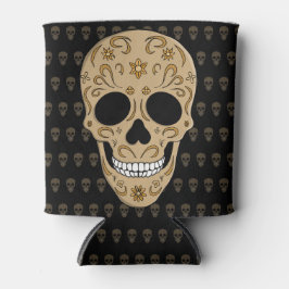 Floral Sugar Skull Dia de los Muertos Blikjeskoeler