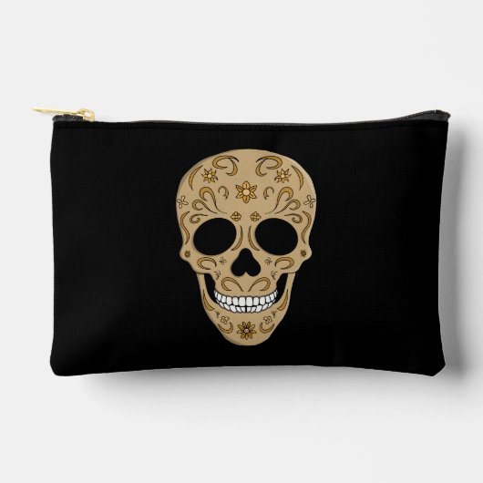 Floral Sugar Skull Dia de los Muertos Etui (Voorkant)