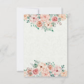 Floral Sugar & Spice & Alles-Baby shower Nice Kaart (Achterkant)