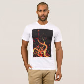 Floral Summer Glow Mannen T-shirt (Voorkant volledig)