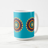 Floral Sun Mandala Mug (Devant droit)