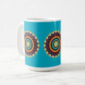 Floral Sun Mandala Mug (Devant gauche)