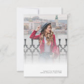 Floral Sunflower Graduation Party 2025 Invitation (Dos)