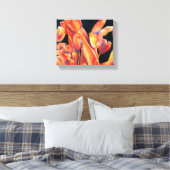 Floral Sunset Hues Canvas Afdruk (Insitu (Slaapkamer))