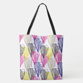 Floral sur tout le sac fourre-tout motif (Dos)