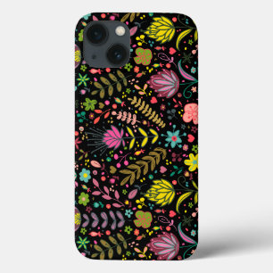 Floral Surface Patroon - Stijlvol bloembehangpapie iPhone 13 Hoesje