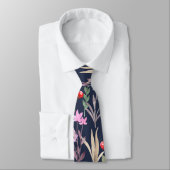 Floral Surface Pattern Fashion Botanical           Stropdas (Gebonden)