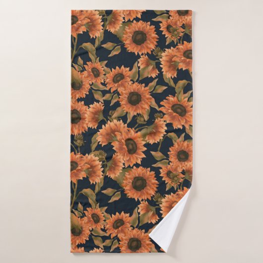 Floral Surface Pattern-Mode Decoratief Tropisch Badhanddoek (Badhanddoek)
