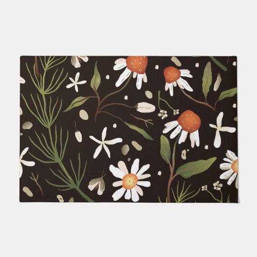 Floral Surface Pattern Mode Spring Deurmat (Voorkant)