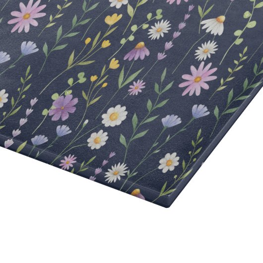 Floral Surface Pattern-Mode Spring Flowers Snijplank (Hoek)