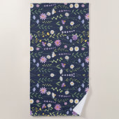 Floral Surface Pattern-Mode Spring Flowers Strandlaken (Voorkant)