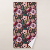 Floral Surface Pattern-Mode Waterverf Kleurrijk Badhanddoek (Badhanddoek)