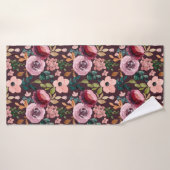 Floral Surface Pattern-Mode Waterverf Kleurrijk Badhanddoek (Badhanddoek)