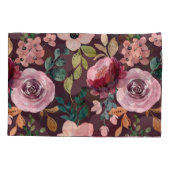 Floral Surface Pattern-Mode Waterverf Kleurrijk Kussensloop (Achterkant-Links)