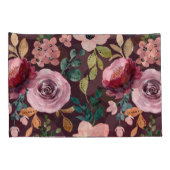 Floral Surface Pattern-Mode Waterverf Kleurrijk Kussensloop (Achterkant-Rechts)