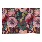 Floral Surface Pattern-Mode Waterverf Kleurrijk Kussensloop (Voorkant-Rechts)