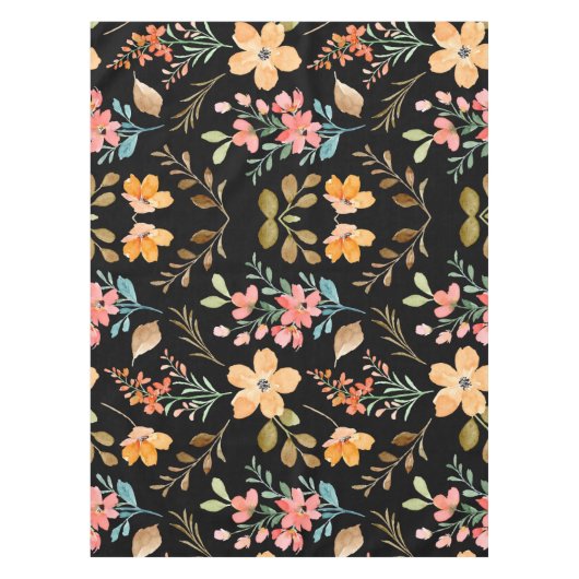 Floral Surface Pattern - Mode Waterverf Spring Tafelkleed (Voorkant)