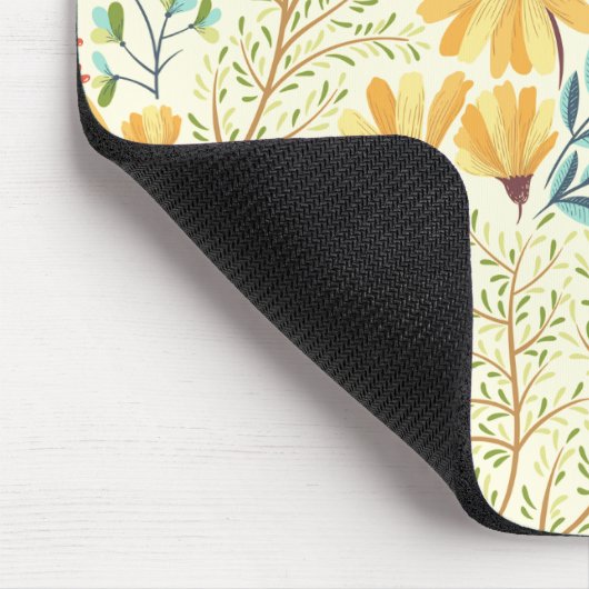 Floral Surface Pattern - Stijlvol Abstract Wallpap Muismat (Hoek)