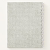 Floral Swag Specialized Poetry Notitieboek (Achterkant)