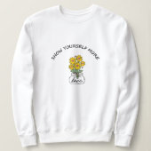 Floral sweatshirt for women (Design voorkant)