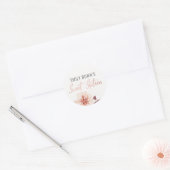 Floral Sweet 16 Birthday Envelope Sticker (Envelop)