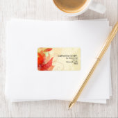 Floral Swirl  Adresetiketten Etiket (Insitu)