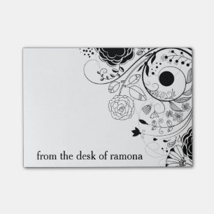 Floral Swirls Post-it® Notes