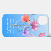 Floral Symphony Case-Mate iPhone Case (Achterkant (horizontaal))