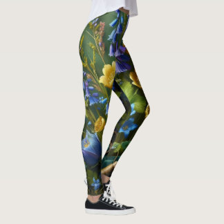 Floral Symphony Leggings