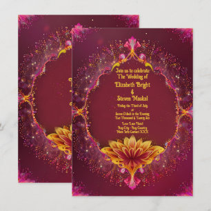 Floral Symphony: Wedding Elegance Collectie Kaart