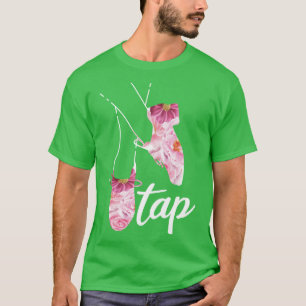Floral Tap Dance Schoenen T-shirt