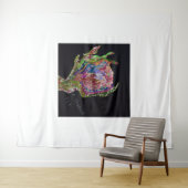 Floral Tapestry artwork Wandkleed (In Situ (horizontaal))