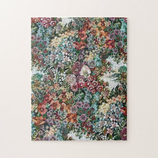 Floral Tapestry Legpuzzel (Verticaal)