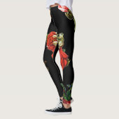 Floral tattoo rozen  roos leggings (Links)