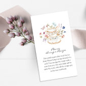 Floral Tea Informatiekaartje