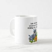 Floral Tea Kitty | Mug (Devant gauche)