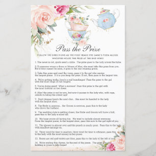 Floral Tea Party Vrijgezellenfeest Pass het prijss