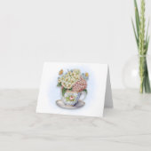 Floral Teacup Note Kaart (Voorkant)