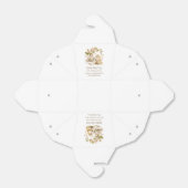 Floral Teapot Time for Tea Baby Shower Bedankdoosjes (Uitgevouwen)