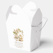 Floral Teapot Time for Tea Baby Shower Bedankdoosjes (Geopend)