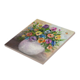 Floral Tegel Design Tegeltje