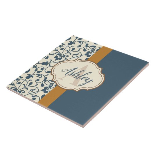  Floral Tegeltje (Zijkant)