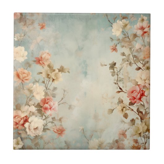 Floral Tegeltje (Voorkant)