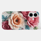 Floral-telefoongeval Case-Mate iPhone Case (Achterkant (horizontaal))