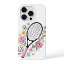 Floral Tennis Phone Case Girly Aesthetic Sports