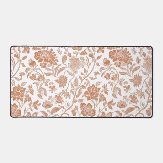 Floral Terracotta Toile Pattern (Recto)