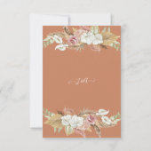 Floral Terre Cuite Pampas Herbe Rose Végétal RSVP (Dos)