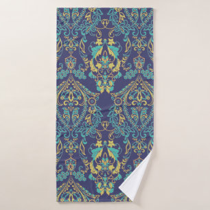 Floral texturé. Damask motif vintage.
